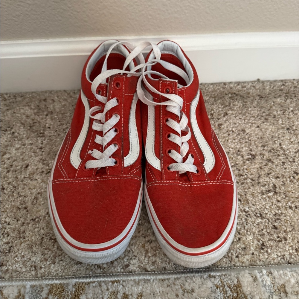 red vans size 7.5
